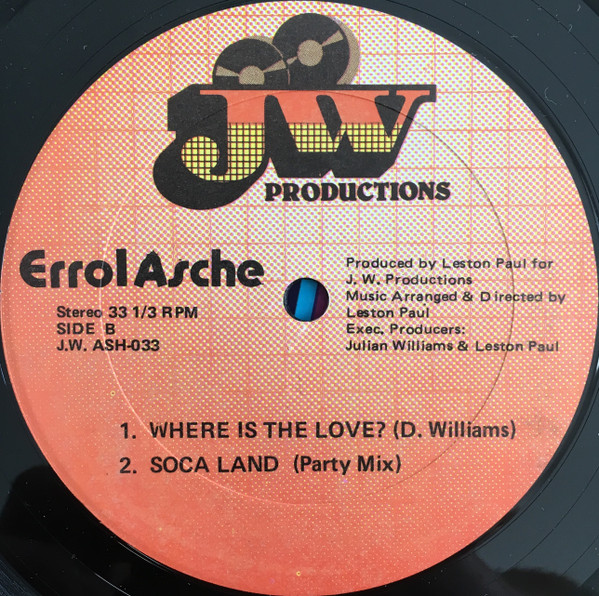 Errol Asche - Coming On Strong | JW Productions (J.W. ASH-033) - 4