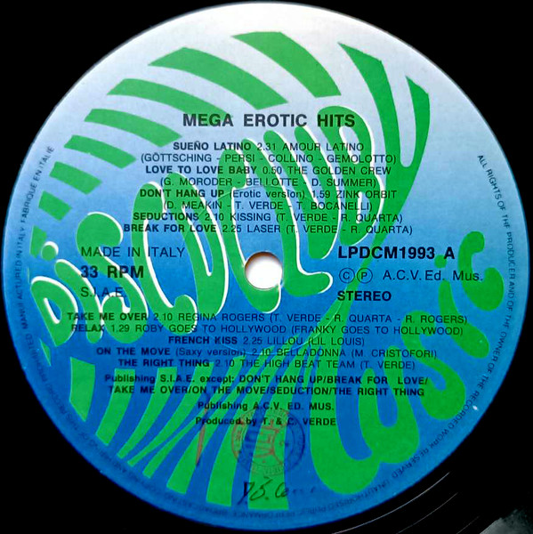 Various - Mega Erotic Hits | Discoclub Music (LPDCM 1993) - 3 Various - Mega Erotic Hits | Discoclub Music (LPDCM 1993) - 3