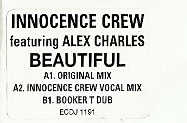 DJ Innocence Featuring Alex Charles - Beautiful (Booker T Mixes) | Echo (ECDJ 1191) - 2 DJ Innocence Featuring Alex Charles - Beautiful (Booker T Mixes) | Echo (ECDJ 1191) - 2