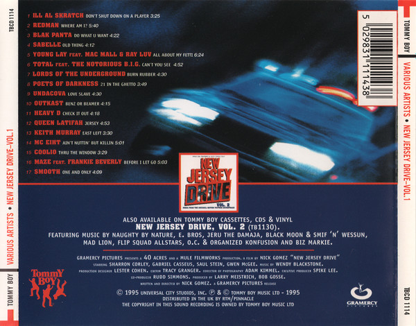 Various - New Jersey Drive Vol. 1 (Original Motion Picture Soundtrack) | Tommy Boy (TBCD 1114) - 2 Various - New Jersey Drive Vol. 1 (Original Motion Picture Soundtrack) | Tommy Boy (TBCD 1114) - 2