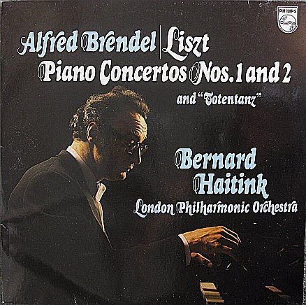 Franz Liszt : Alfred Brendel , London Philharmonic Orchestra , Bernard Haitink - Piano Concertos Nos. 1 & 2 And "Totentanz" | Philips (6500 374) - main
