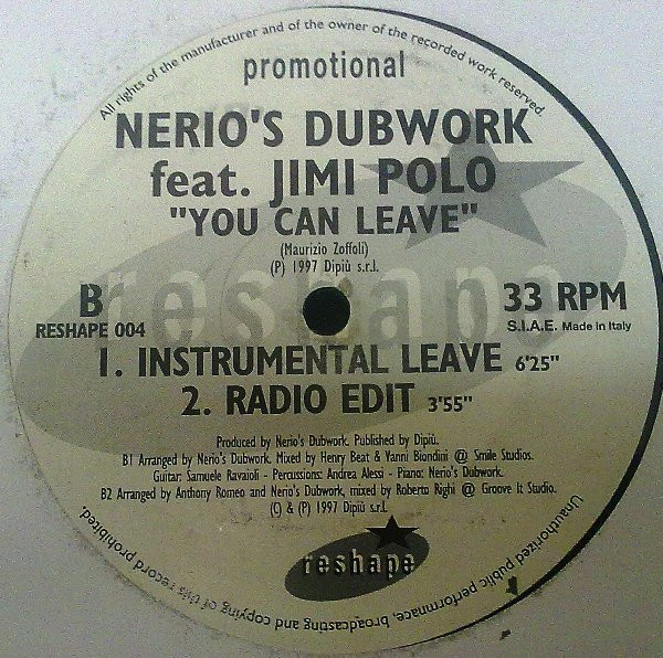 Nerio's Dubwork - You Can Leave | Reshape (RESHAPE 004) - main