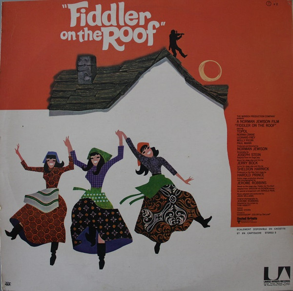 John Williams - Un Violon sur le  Toit / Fiddler On The Roof (Bande Sonore Originale Du Film) | United Artists Records (UAD 60011/2) - 2