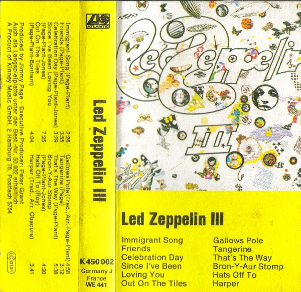 Led Zeppelin - Led Zeppelin III | Atlantic (K 450 002) - main