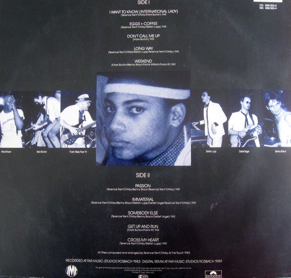 The Touch With Terence Trent D'Arby - Early Works | Polydor (839 303-1) - 2
