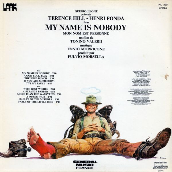 Ennio Morricone - Bande Originale Du Film "My Name Is Nobody" = Mon Nom Est Personne | Lark (INL 2501) - 2