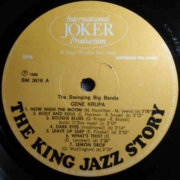 Gene Krupa - The Swinging Big Bands (1945/1947) | Joker (SM 3616) - 2