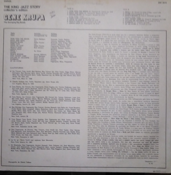 Gene Krupa - The Swinging Big Bands (1945/1947) | Joker (SM 3616) - main