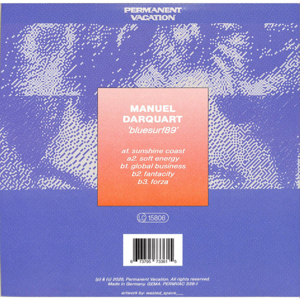 Manuel Darquart - Bluesurf89 | Permanent Vacation (PERMVAC 336-1) - 2 Manuel Darquart - Bluesurf89 | Permanent Vacation (PERMVAC 336-1) - 2