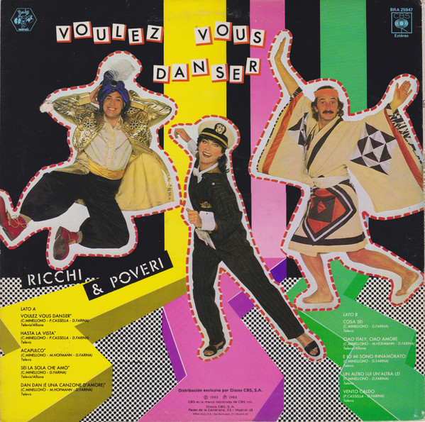 Ricchi E Poveri - Voulez Vous Danser | Baby Records (BRA 25947) - 2