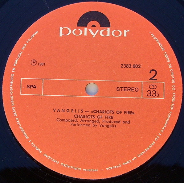 Vangelis - Chariots Of Fire | Polydor (2383 602) - 3
