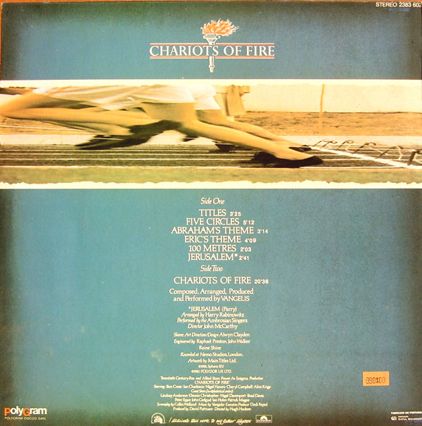 Vangelis - Chariots Of Fire | Polydor (2383 602) - 2