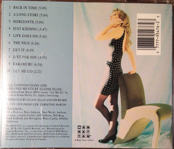 Eliane Elias - A Long Story | Manhattan Records (CDP 7 95476 2) - 3 Eliane Elias - A Long Story | Manhattan Records (CDP 7 95476 2) - 3