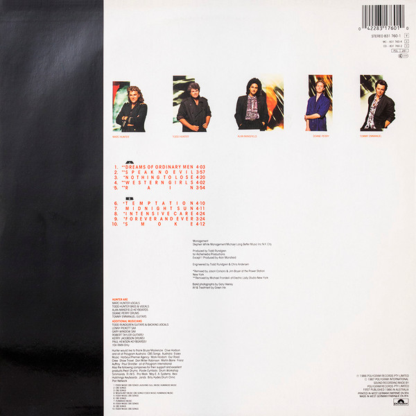 Hunter - Dreams Of Ordinary Men | Polydor (831 760-1) - 2