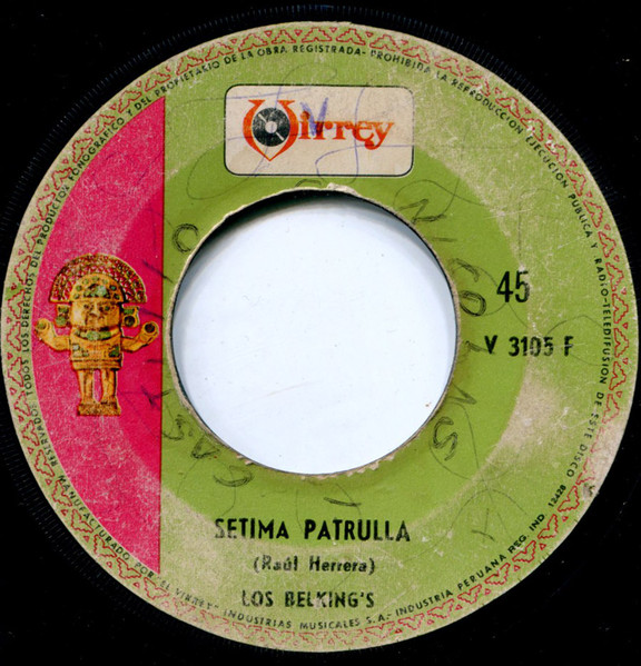 Los Belking's - Setima Patrulla / Amor Imposible | Virrey (V 3105 F) - 3