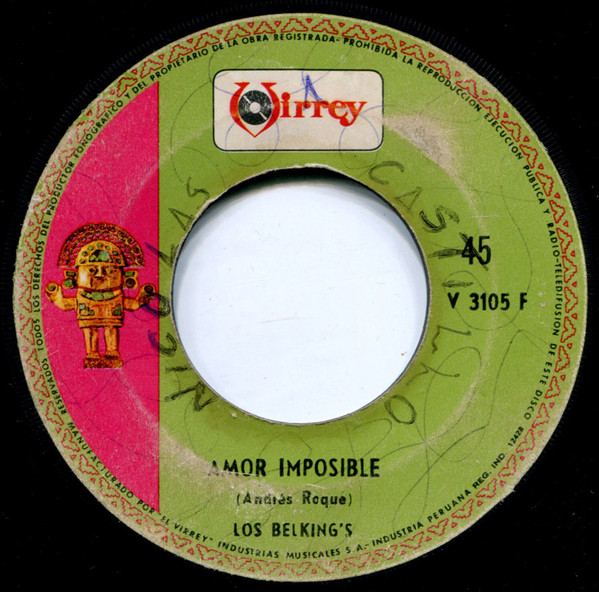 Los Belking's - Setima Patrulla / Amor Imposible | Virrey (V 3105 F) - 4