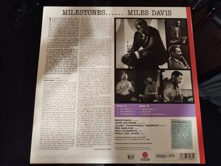 Miles Davis - Milestones | WaxTime In Color (950748) - 2