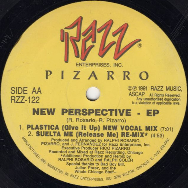 Pizarro - New Perspective - EP | Razz Enterprises, Inc. (RZZ-122) - main Pizarro - New Perspective - EP | Razz Enterprises, Inc. (RZZ-122) - main