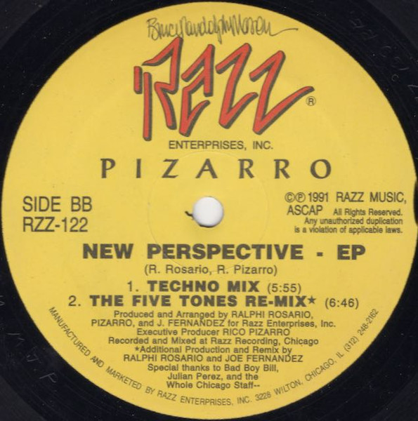 Pizarro - New Perspective - EP | Razz Enterprises, Inc. (RZZ-122) - 2 Pizarro - New Perspective - EP | Razz Enterprises, Inc. (RZZ-122) - 2