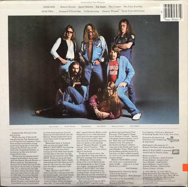 Molly Hatchet - Molly Hatchet | Epic (JE 35347) - 2 Molly Hatchet - Molly Hatchet | Epic (JE 35347) - 2