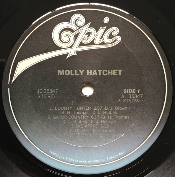 Molly Hatchet - Molly Hatchet | Epic (JE 35347) - 3 Molly Hatchet - Molly Hatchet | Epic (JE 35347) - 3