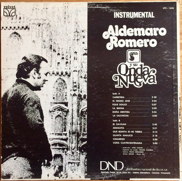 Aldemaro Romero Y Su Onda Nueva - Instrumental | Velvet (LPV-1634) - 2