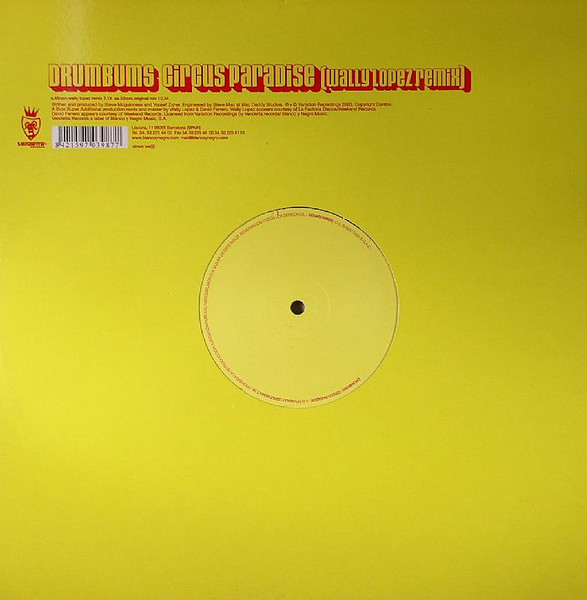 The Drumbums - Circus Parade | Vendetta Records (VENMX 506 N)