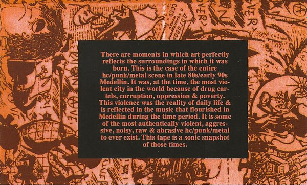 Various - Punk From Medellín, Columbia 1987-1992 | Death Is Not The End (DEATH088) - 2