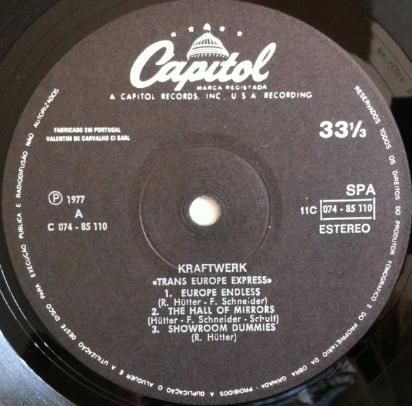 Kraftwerk - Trans Europe Express | Capitol Records (11C 074-85110) - 3