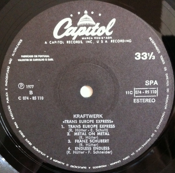 Kraftwerk - Trans Europe Express | Capitol Records (11C 074-85110) - 4