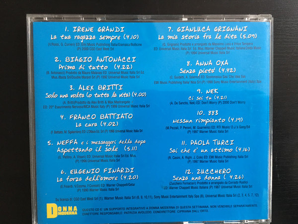 Various - Canta Il Cuore Vol. 1 | Donna Moderna (DM 0223) - 2