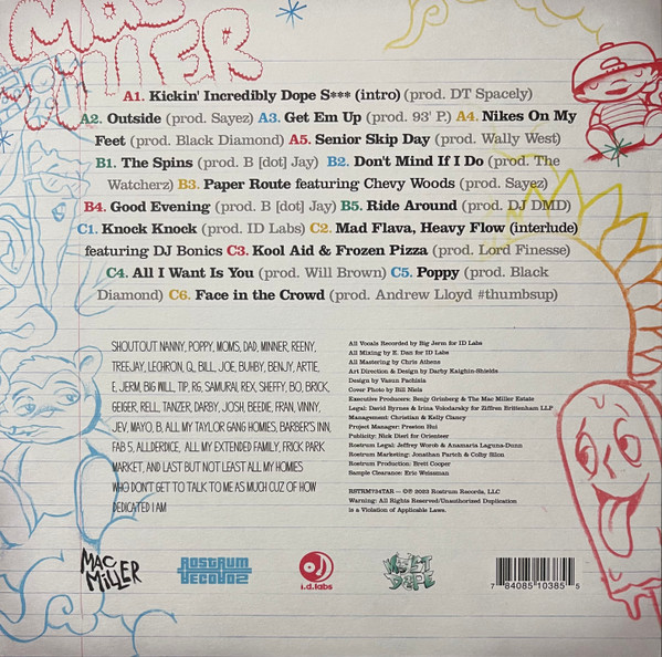 Mac Miller - K.I.D.S. (Kickin Incredibly Dope Shit) | Rostrum Records (RSTRM517) - 2