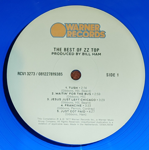 ZZ Top - The Best Of ZZ Top | Warner Records (R1 3273 / 603497830596) - 3 ZZ Top - The Best Of ZZ Top | Warner Records (R1 3273 / 603497830596) - 3