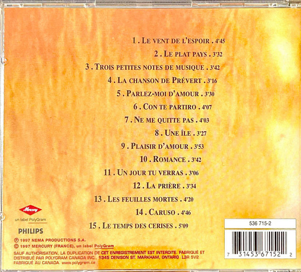 Nana Mouskouri - Hommages | Philips (536 715-2) - 2 Nana Mouskouri - Hommages | Philips (536 715-2) - 2