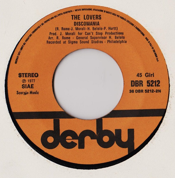 The Lovers - Discomania | Derby (DBR 5212) - 4