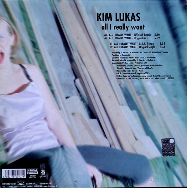 Kim Lukas - All I Really Want (Eiffel 65 Remix) | Exe Records (.EXE 001) - 2 Kim Lukas - All I Really Want (Eiffel 65 Remix) | Exe Records (.EXE 001) - 2