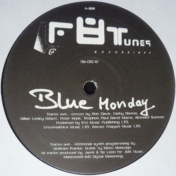 JamX & De Leon Vs. New Order - Blue Monday | Fate Recordings (f8t-010-12)
