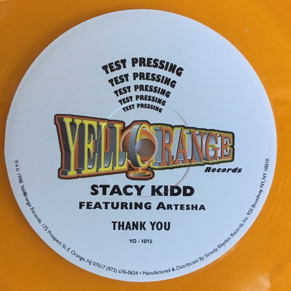 Stacy Kidd Feat. Artesha - Thank You | Yellorange (YO-1012)