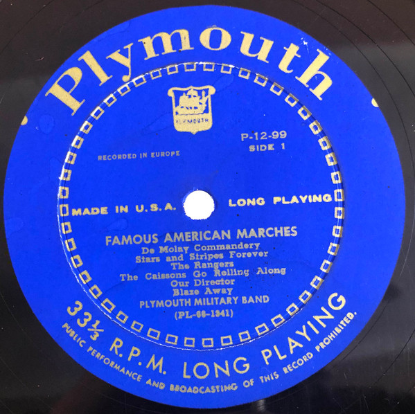 Plymouth Marching Band - Famous American Marches | Plymouth (P-12-99) - 3 Plymouth Marching Band - Famous American Marches | Plymouth (P-12-99) - 3