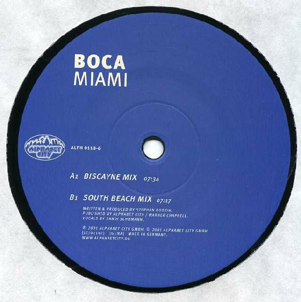 Boca - Miami | Alphabet City (ALPH 0118-6) - 2