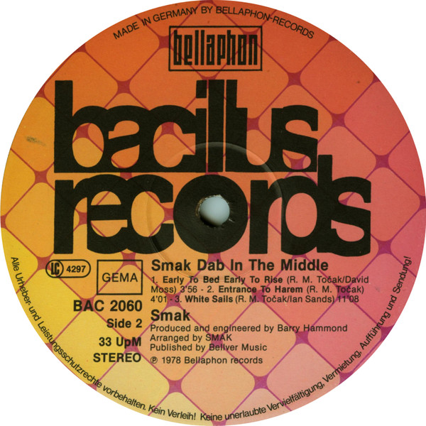 Smak - Smak Dab In The Middle | Bacillus Records (BAC 2060) - 4 Smak - Smak Dab In The Middle | Bacillus Records (BAC 2060) - 4