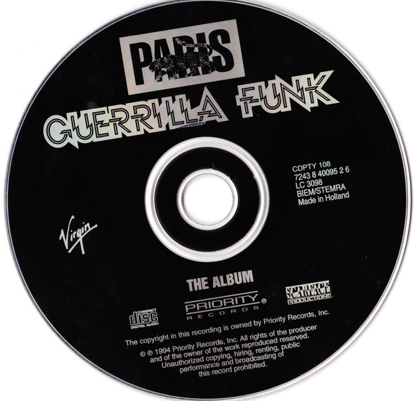 Paris - Guerrilla Funk | Virgin (7243 8 40095 2 6) - 3 Paris - Guerrilla Funk | Virgin (7243 8 40095 2 6) - 3