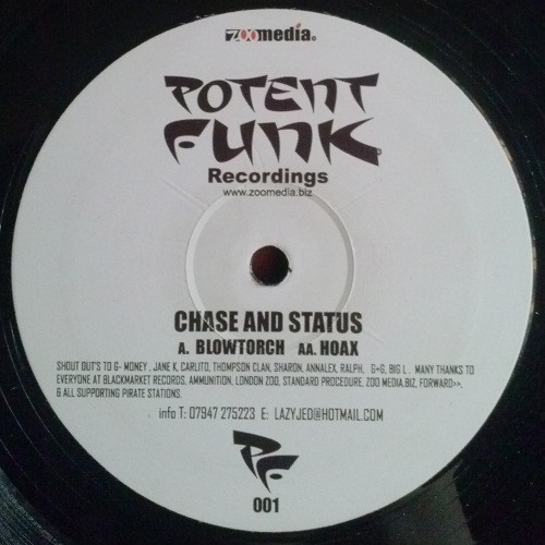 Chase & Status - Blowtorch / The Hoax | Potent Funk Recordings (PF-001) - main Chase & Status - Blowtorch / The Hoax | Potent Funk Recordings (PF-001) - main