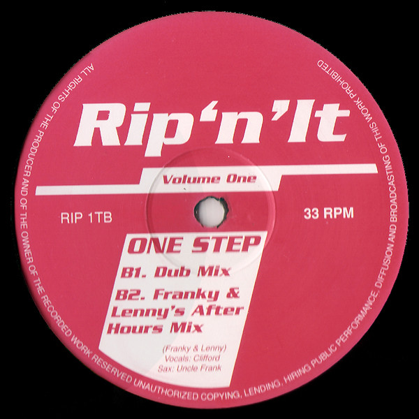 Unknown Artist - Rip 'N' It- Volume One | Not On Label (RIP 1T) - main