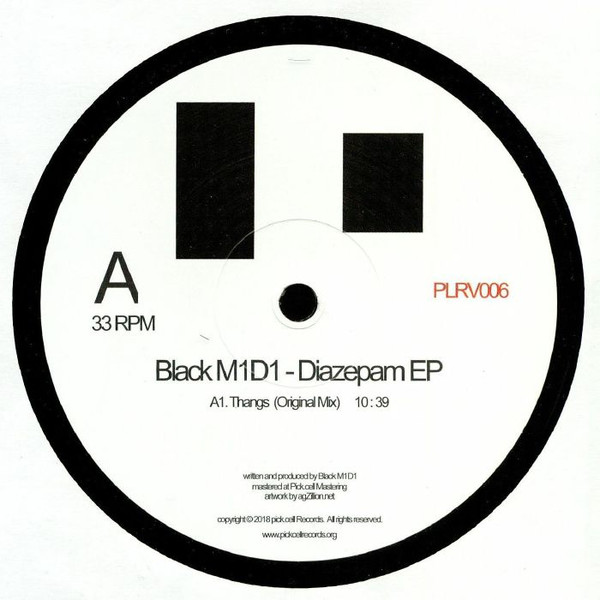 Black M1D1 - Diazepam EP | pick.cell Records (PLRV006)