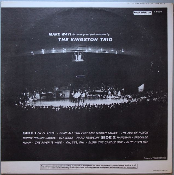 Kingston Trio - Make Way! | Capitol Records (T1474) - 2