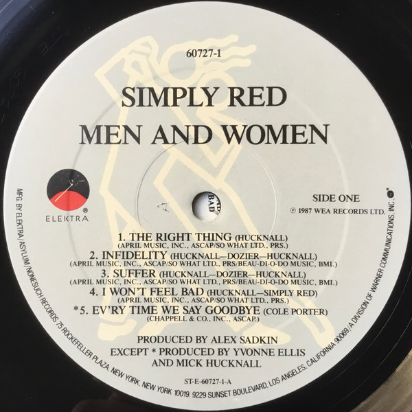 Simply Red - Men And Women | Elektra (9 60727-1) - 3 Simply Red - Men And Women | Elektra (9 60727-1) - 3