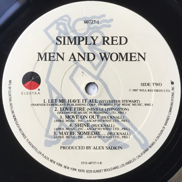 Simply Red - Men And Women | Elektra (9 60727-1) - 4 Simply Red - Men And Women | Elektra (9 60727-1) - 4