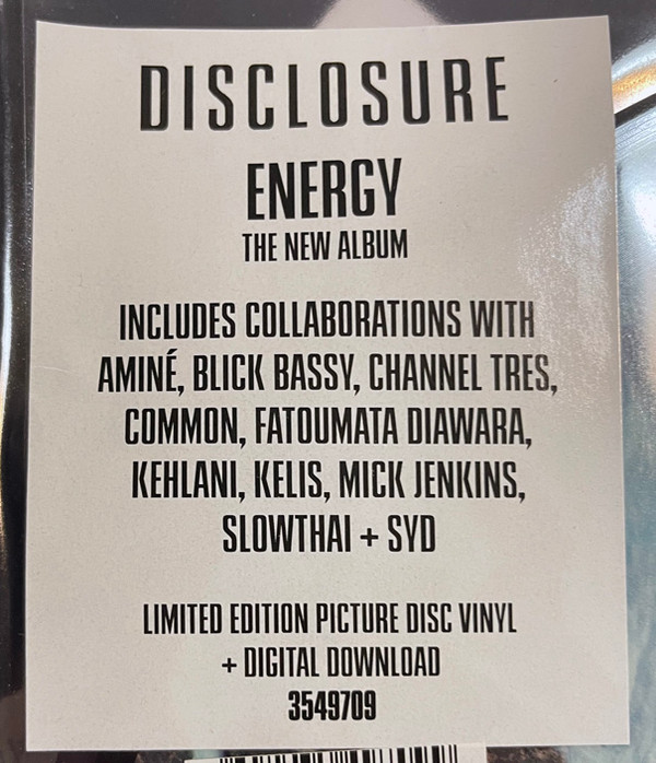 Disclosure - Energy | Island Records (3549709) - 3