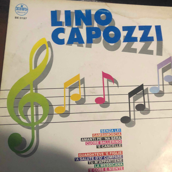 Lino Capozzi - Senza Lei | Zeus Record (BE 0197) - main